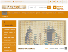 Tablet Screenshot of horusegipto.es